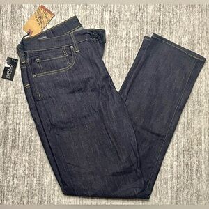 Buffalo David Bitton Ben Relaxed Tapered Dark Wash Jeans 34x32 NWT